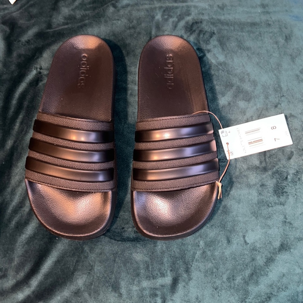 Brand new Black Adidas Slides Adilette Shower Slides